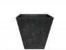 Artstone Ella Pflanztopf Schwarz mit Drainagesystem