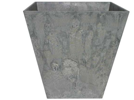 Artstone Ella Pflanztopf Grau mit Drainagesystem