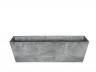 Artstone Ella Balkonkasten Grau mit Drainagesystem