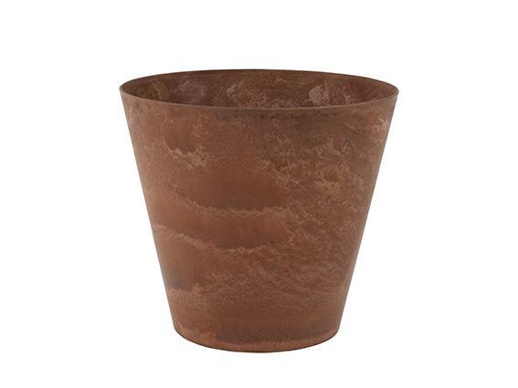 Artstone Claire Pflanztopf Braun mit Drainagesystem