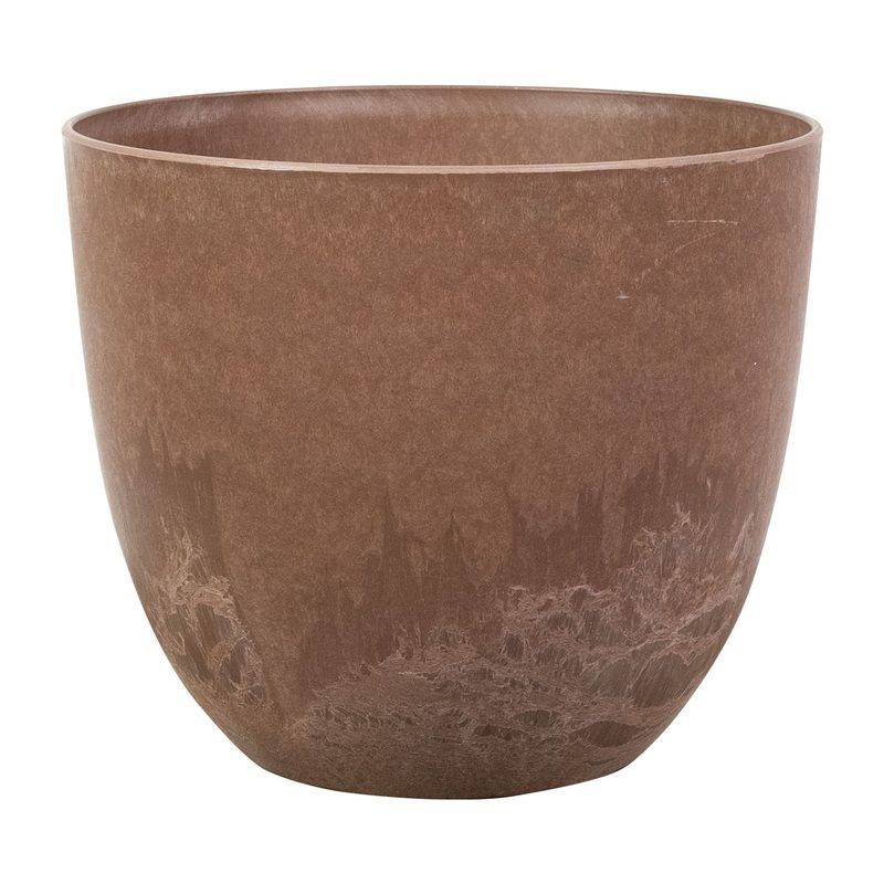 Artstone Bola Topf Braun, 17 cm