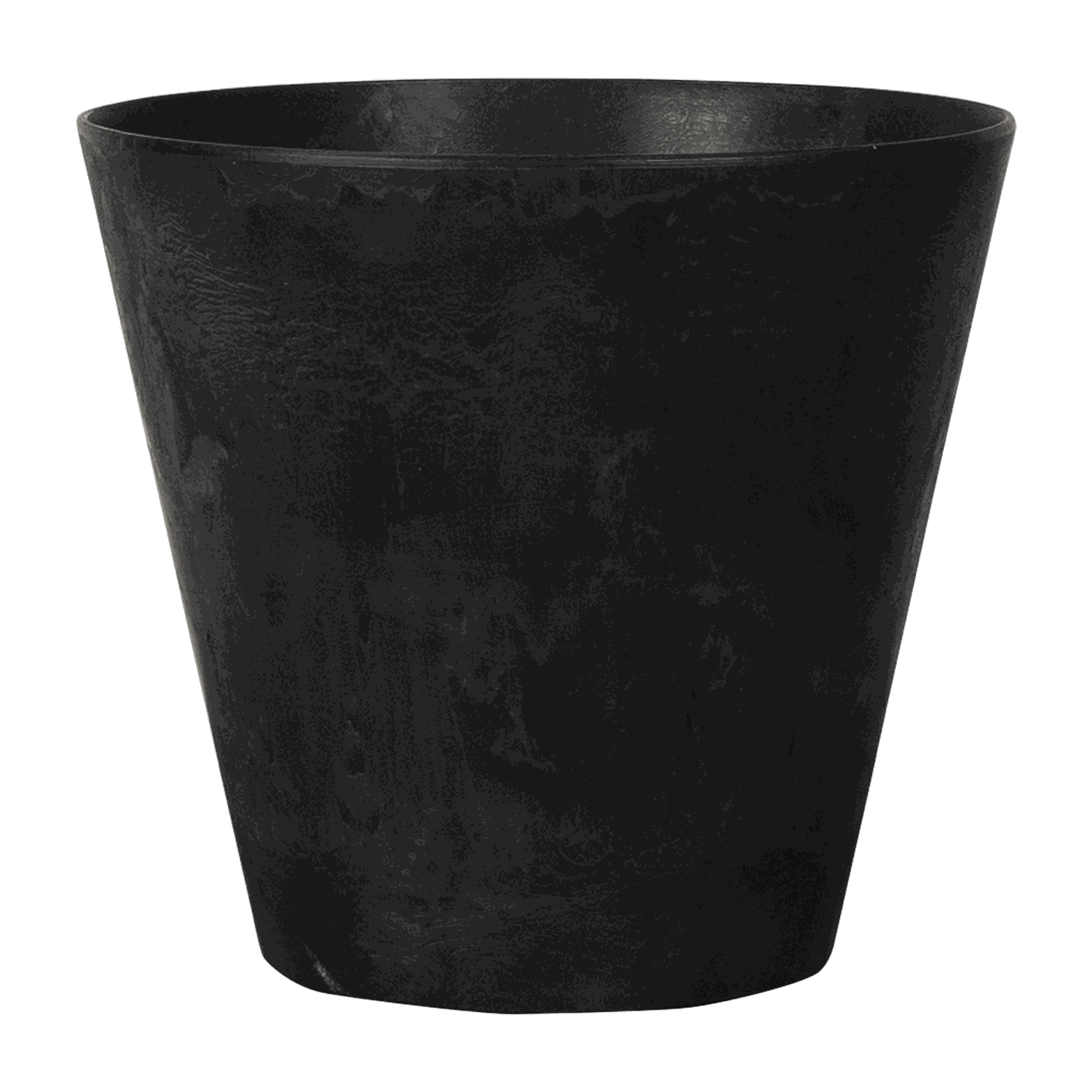 Claire Pflanztopf Schwarz, Ø 17 cm, freigestellt