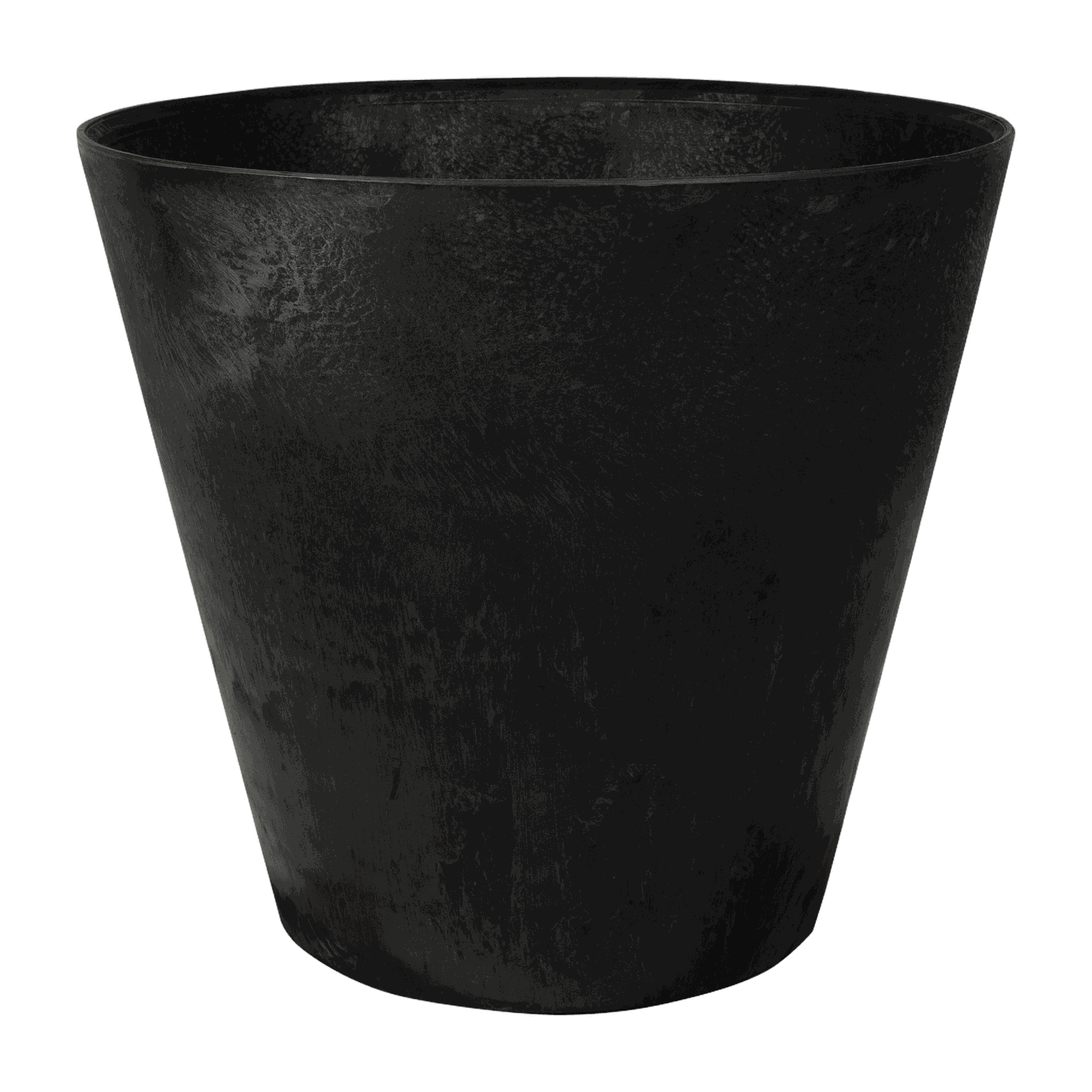 Claire Pflanztopf Schwarz, &Oslash; 37 cm, freigestellt