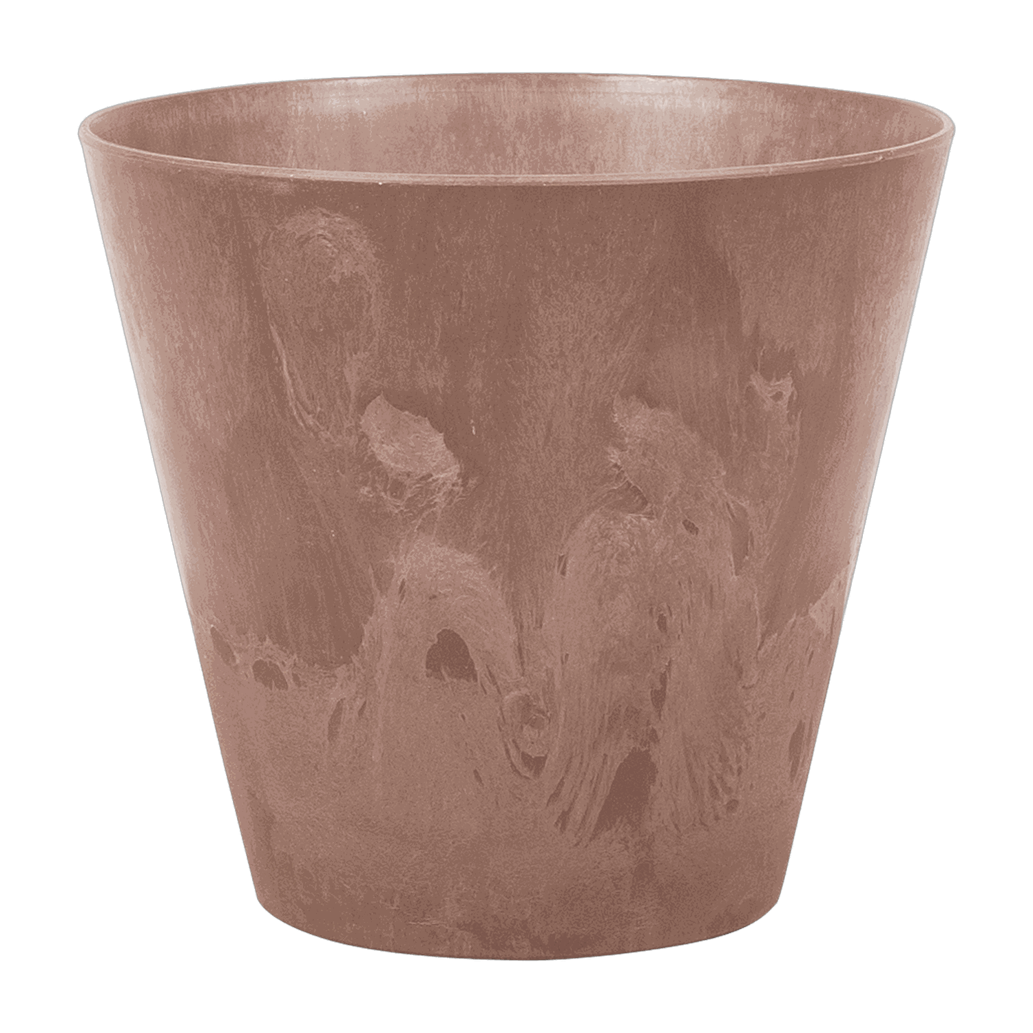 Claire Pflanztopf Braun, Ø 17 cm, freigestellt