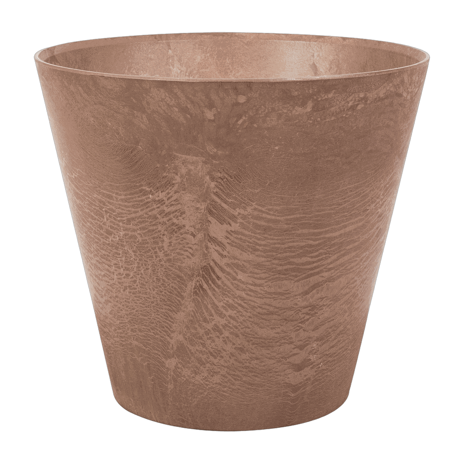 Claire Pflanztopf Braun, &Oslash; 22 cm, freigestellt
