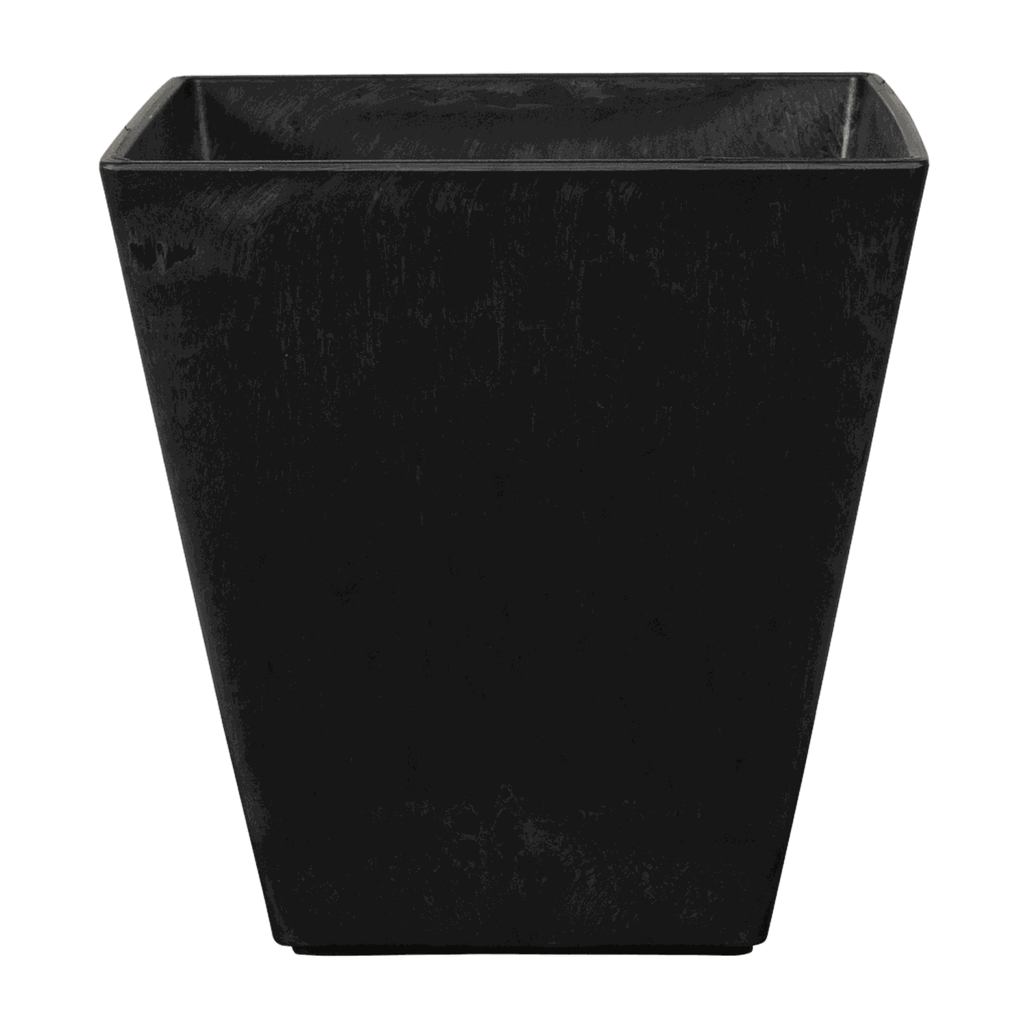 Ella Pflanztopf Schwarz, 15 x 15 cm, freigestellt