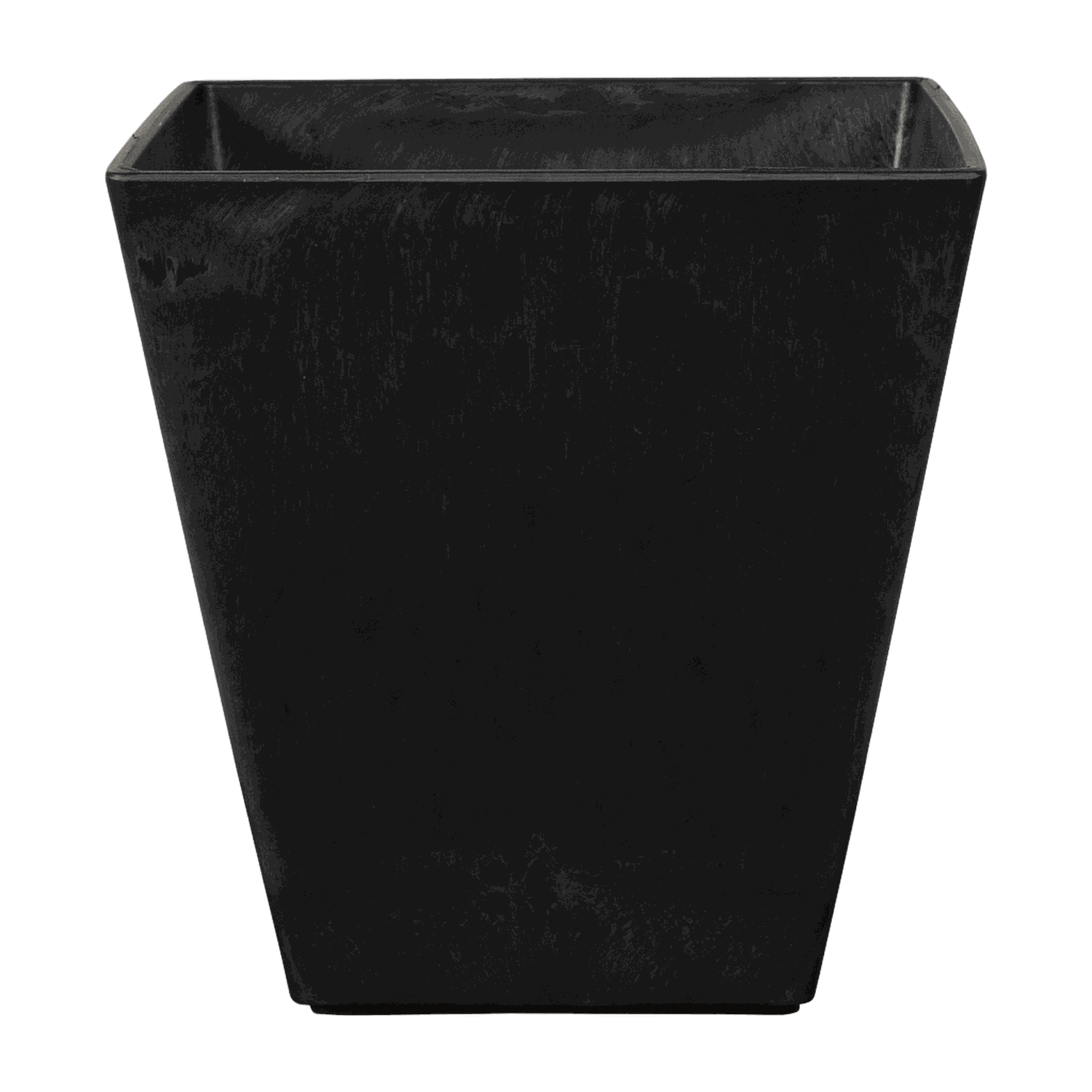 Ella Pflanztopf Schwarz, 20 x 20 cm, freigestellt