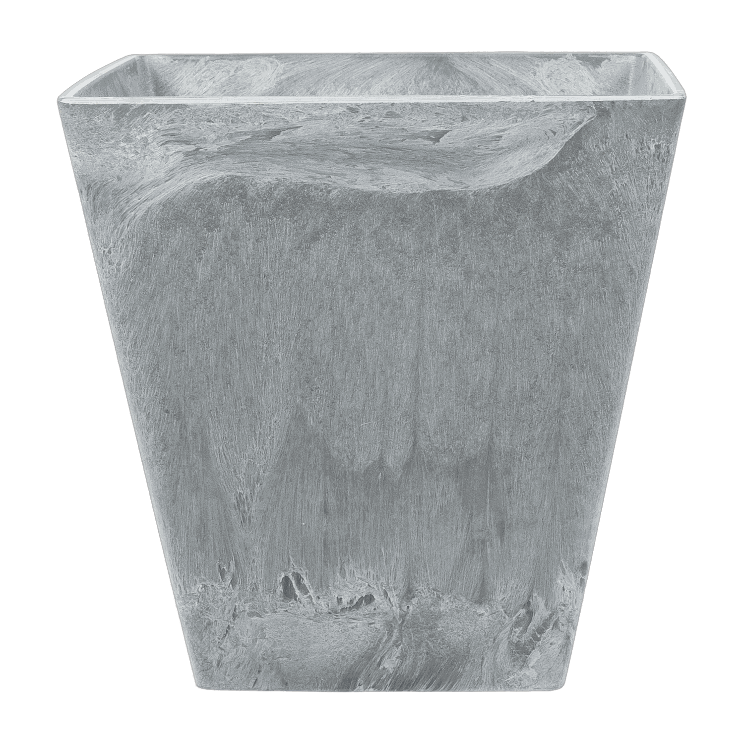 Ella Pflanztopf Grau, 20 x 20 cm, freigestellt