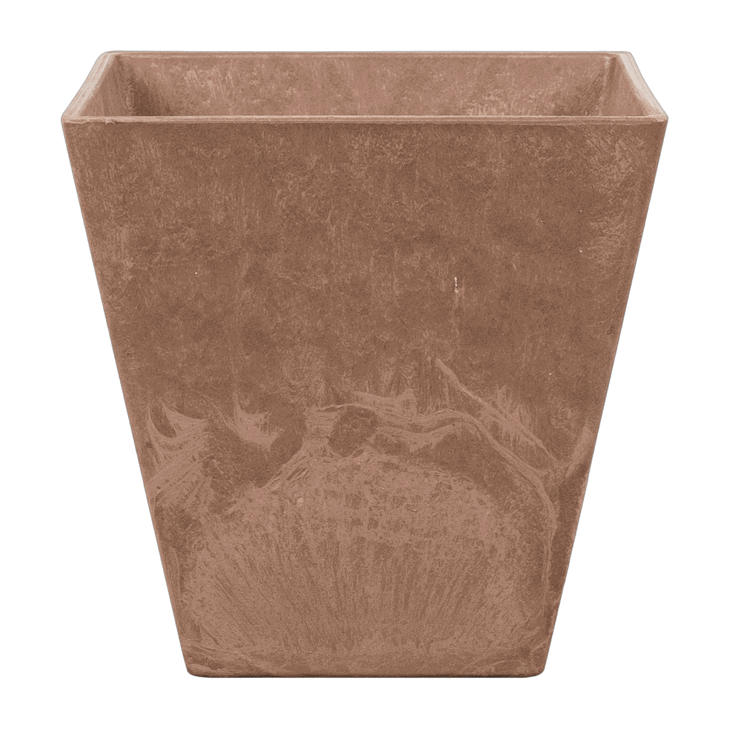 Ella Pflanztopf Braun, 15 x 15 cm, freigestellt