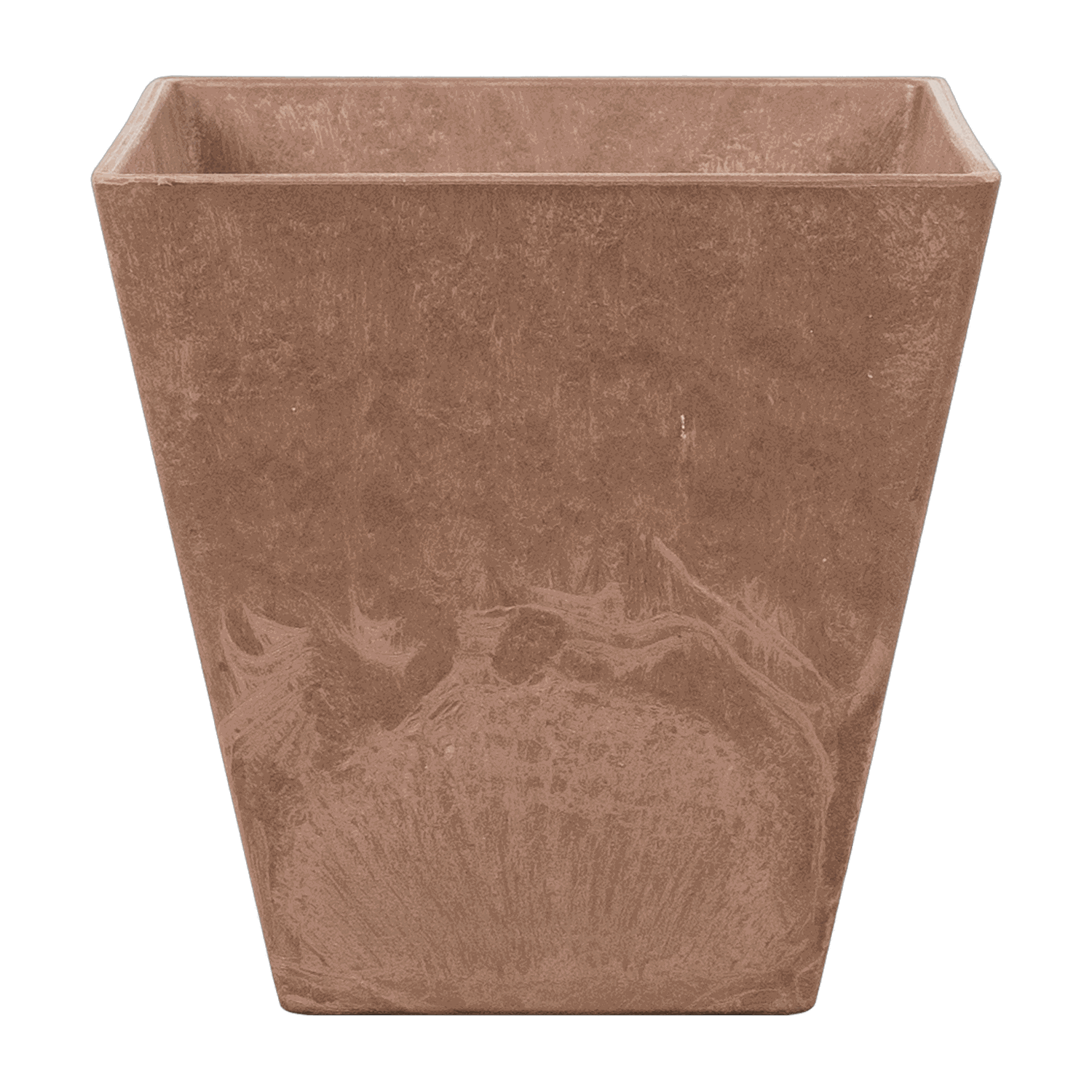 Ella Pflanztopf Braun, 20 x 20 cm, freigestellt