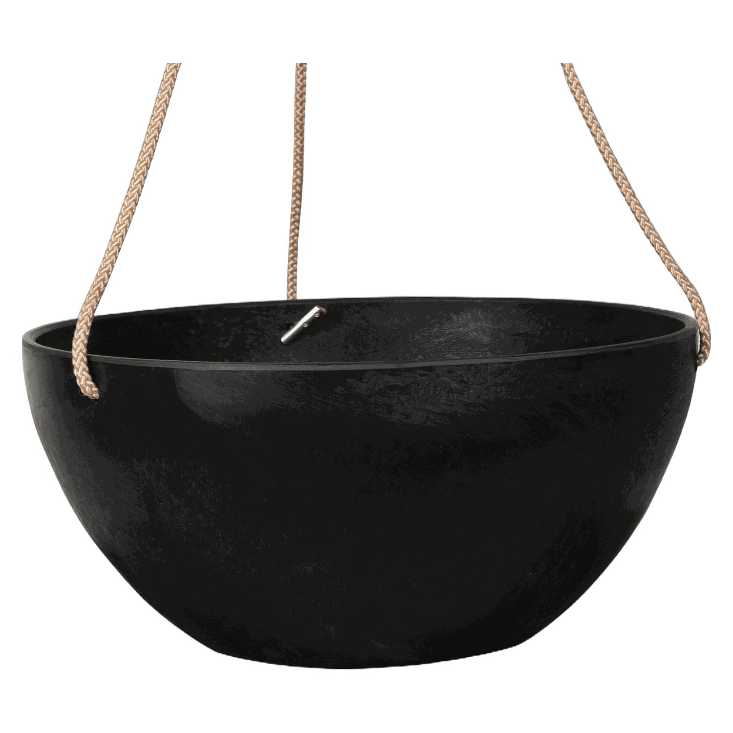 Fiona Blumenampel Schwarz, &Oslash; 31 cm, freigestellt