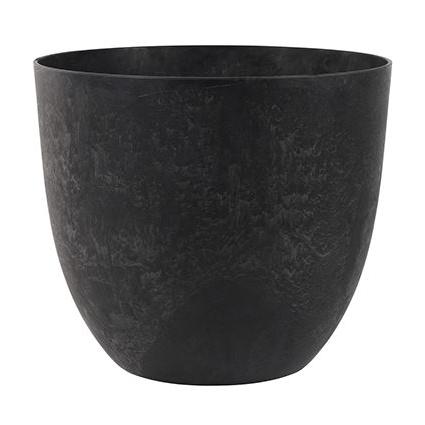 Artstone Bola Pflanztopf Schwarz