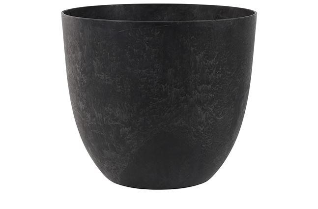Artstone Bola Pflanztopf Schwarz 55 cm