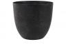 Artstone Bola Pflanztopf Schwarz 55 cm