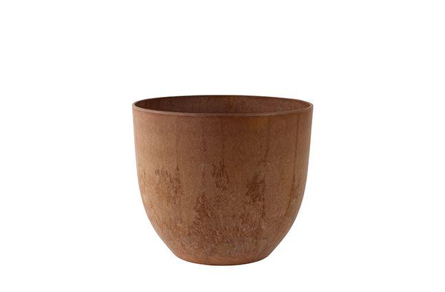 Artstone Bola Pflanztopf Braun