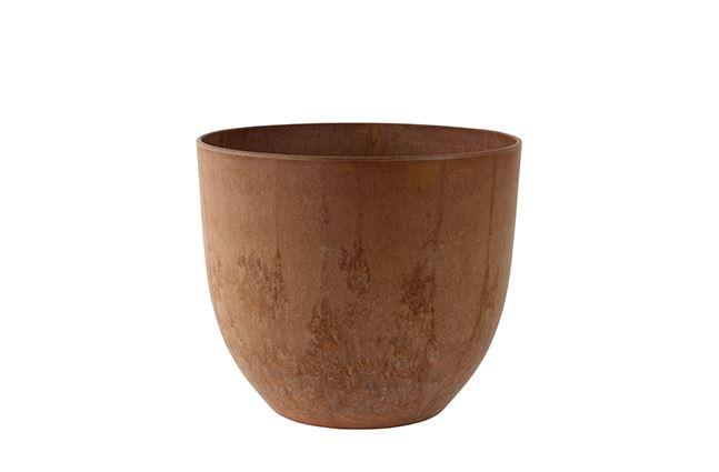 Artstone Bola Pflanztopf Braun