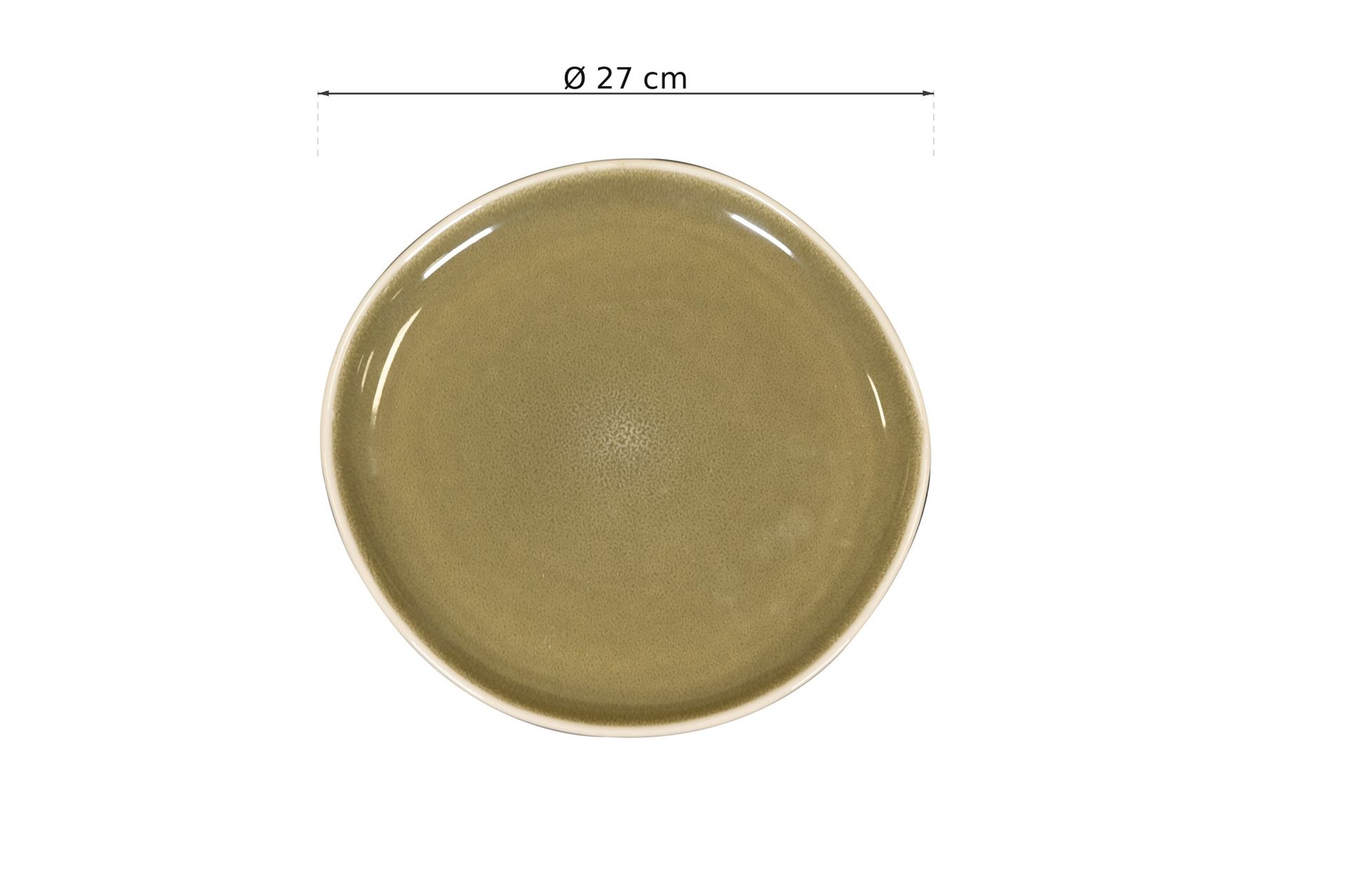 Ma&szlig;zeichnung: Savannah Oasis Speiseteller, Ø 27 cm, &Oslash; 27 cm, 2 cm hoch
