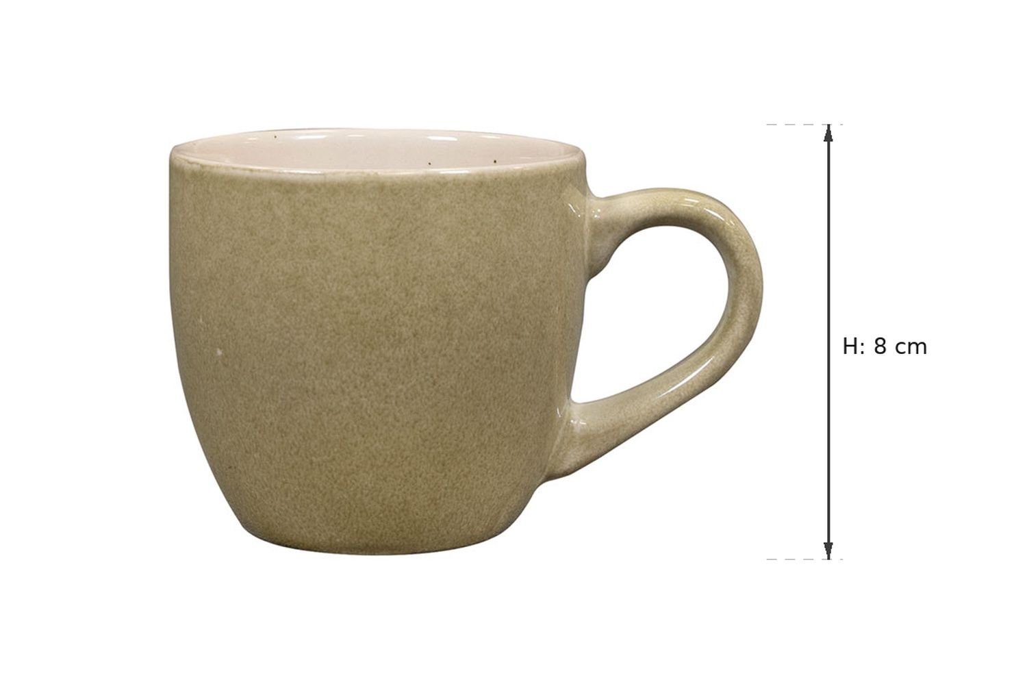 Maßzeichnung: Savannah Oasis Becher klein, Ø 8 cm, Ø 8 cm, 8 cm hoch