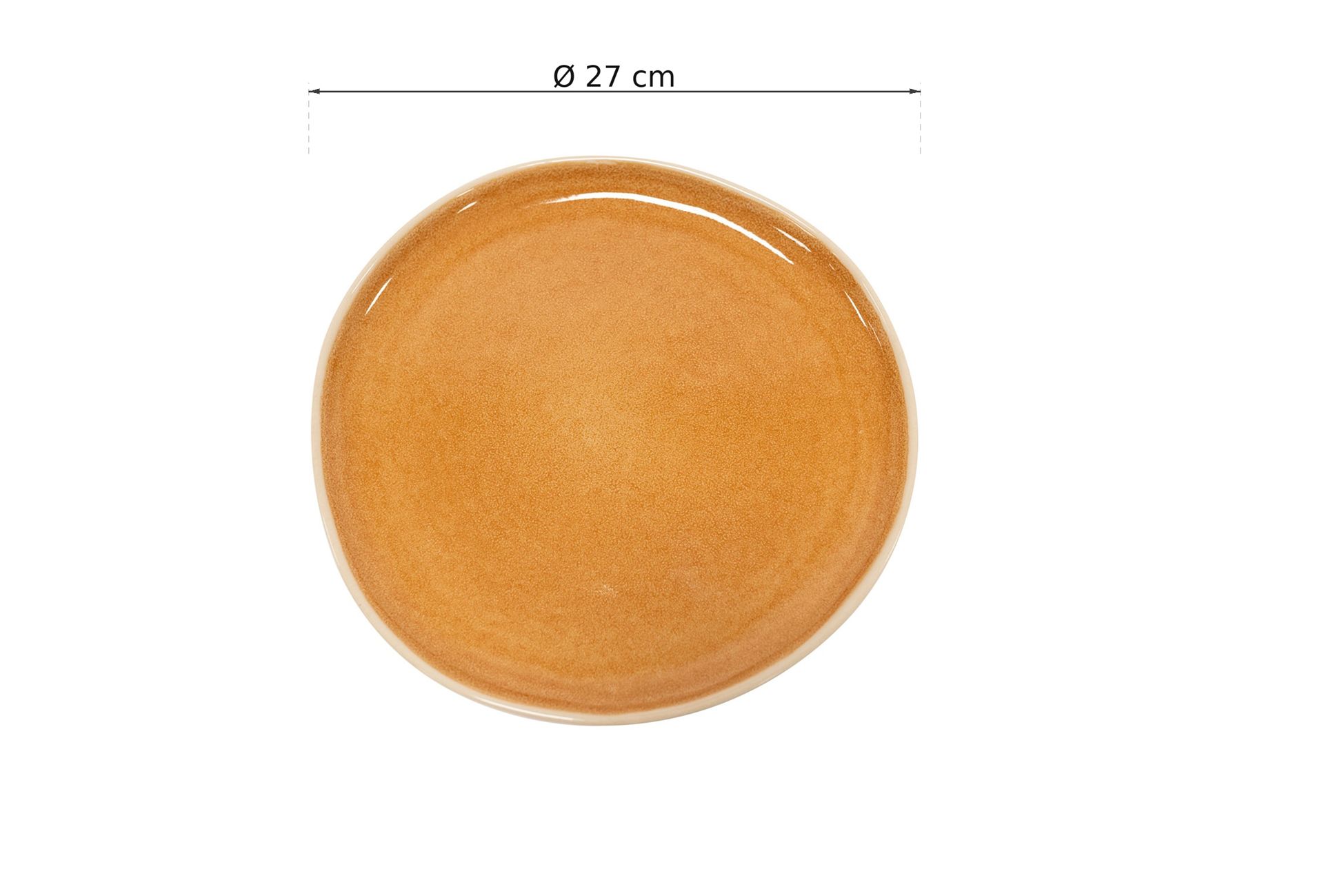 Maßzeichnung: Savannah Horizon Speiseteller, Ø 27 cm, Ø 27 cm, 2 cm hoch
