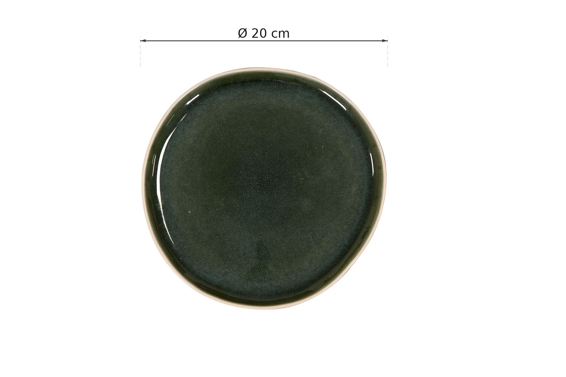 Maßzeichnung: Savannah Twilight Frühstücksteller, Ø 20 cm, Ø 20 cm, 2 cm hoch