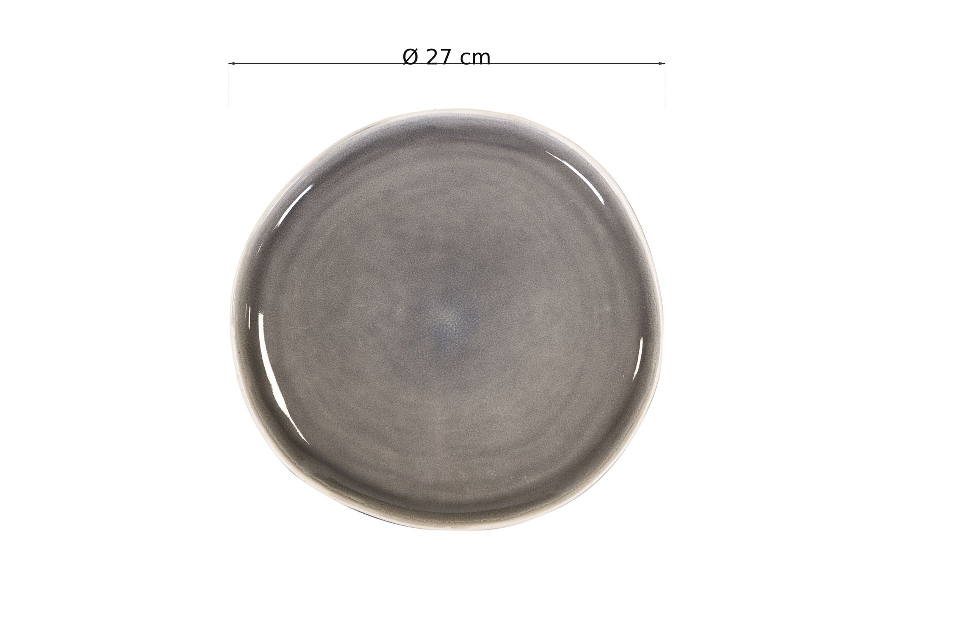 Ma&szlig;zeichnung: Savannah Shadow Speiseteller, Ø 27 cm, &Oslash; 27 cm, 2 cm hoch