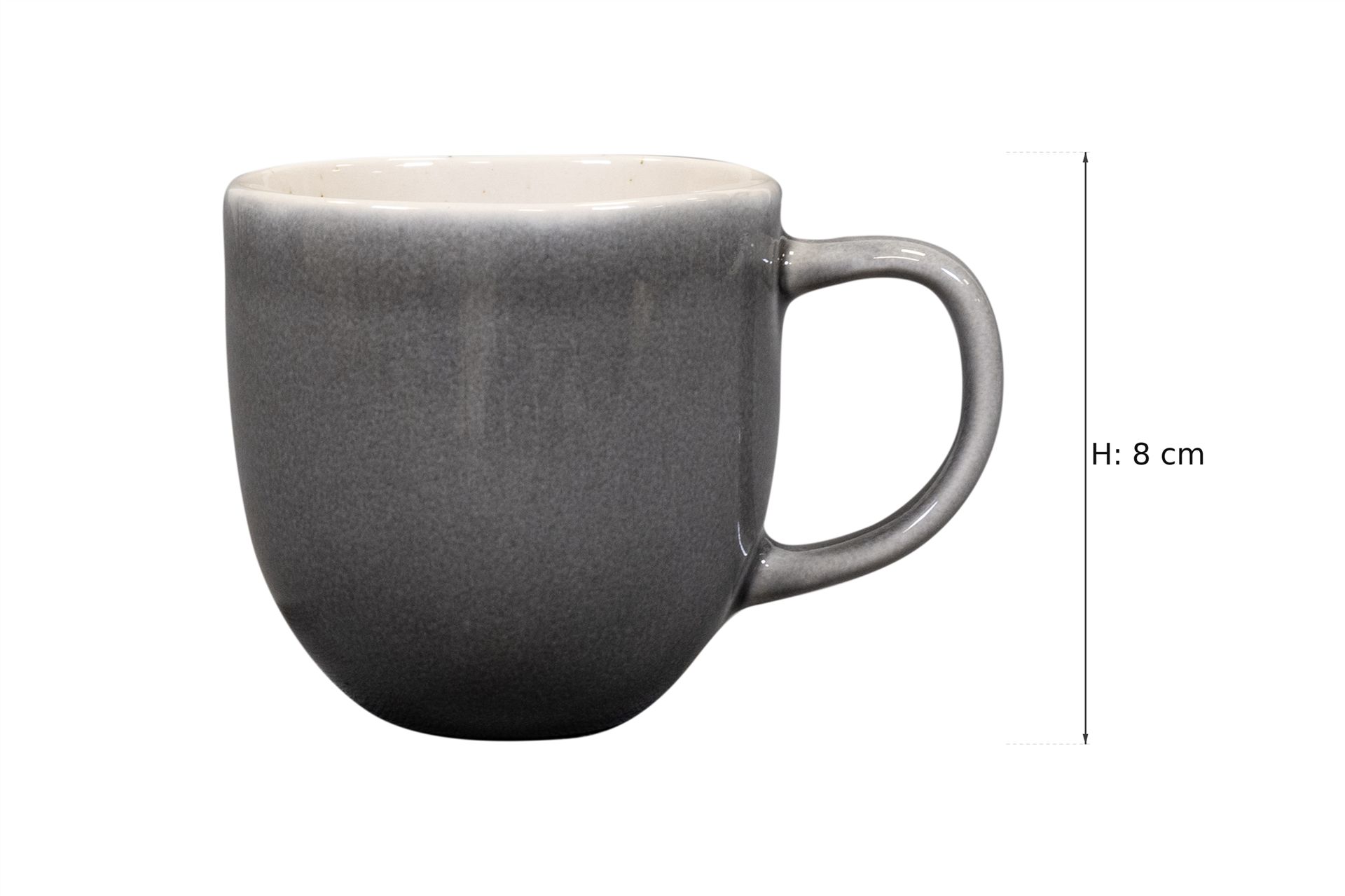Ma&szlig;zeichnung: Savannah Shadow Becher klein, Ø 8 cm, &Oslash; 8 cm, 8 cm hoch