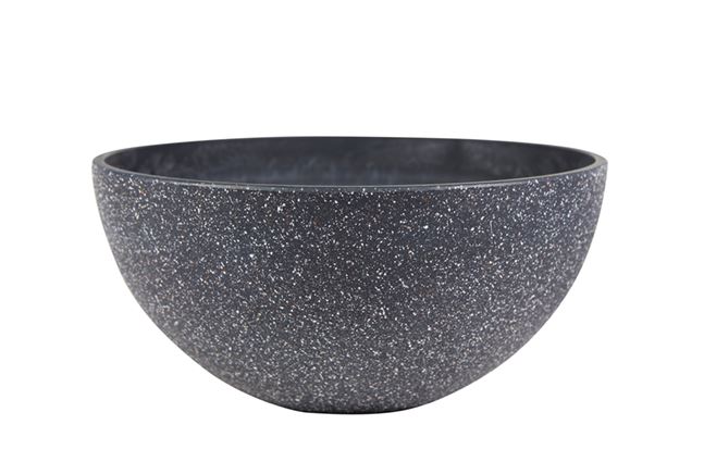 Schale Nova in Terrazzoschwarz